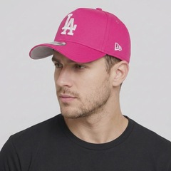 Boné Aba Curva New Era MLB Los Angeles Dodgers Burst 940AF - Foto 5