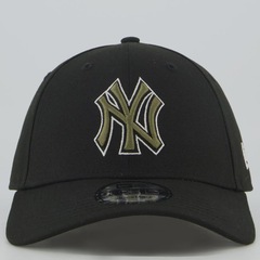 Boné Aba Curva New Era MLB New York Yankees Olive 940 M-Crown - Foto 2