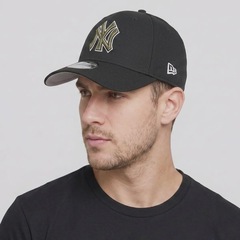 Boné Aba Curva New Era MLB New York Yankees Olive 940 M-Crown - Foto 5