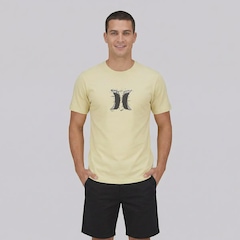 Camiseta Masculina Silk Hole Hurley - Foto 1