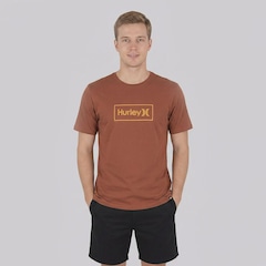 Camiseta Masculina Silk Box Relevo Hurley - Foto 1