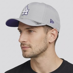 Boné Aba Pré Curva New Era MLB Los Angeles Dodgers Prolight Mix 970SS Unissex - Foto 5