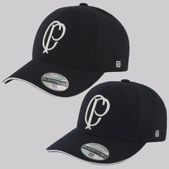 Kit Corinthians 2 Bonés, Pai e Filho FutFanatics - Foto 1