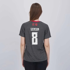 Camisa do Flamengo Gerson 8 Var FutFanatics Feminina - Foto 1
