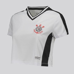 Cropped do Corinthians Logo Dry FutFanatics Feminino - Foto 2