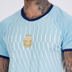 Camisa Argentina Lines Azul 10 Messi FutFanatics Masculina - Foto 5