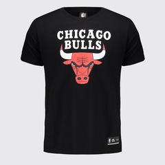 Camiseta NBA Chicago Bulls Big Logo Classic FutFanatics Masculina - Foto 1