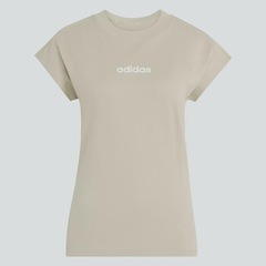 Camiseta Feminina Logo Linear adidas - Foto 4