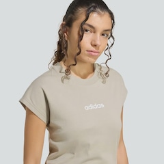 Camiseta Feminina Logo Linear adidas - Foto 5