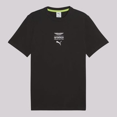 Camiseta Masculina Aston Martin F1 Team Essential Logo 1 Puma - Foto 4