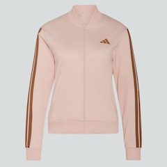 Agasalho Feminino ESS 3 Stripes TS adidas - Foto 4