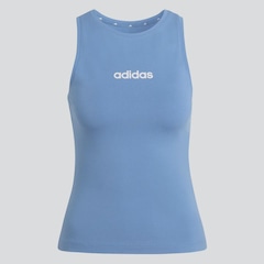 Camiseta Regata Feminina Linear Slim TK adidas - Foto 4