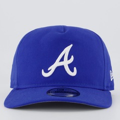 Boné Aba Curva New Era MLB Atlanta Braves Washed Cobalt 1920 - Foto 2