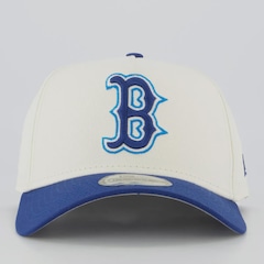 Boné Aba Curva New Era MLB Boston Red Sox Blueberry Cream 940AF Unissex - Foto 2