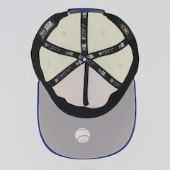 Boné Aba Curva New Era MLB Boston Red Sox Blueberry Cream 940AF Unissex - Foto 4