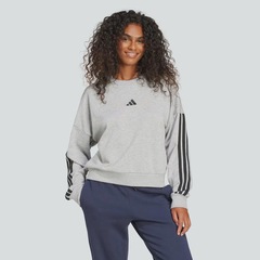 Moletom Feminino 3 Stripes adidas - Foto 1