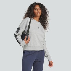 Moletom Feminino 3 Stripes adidas - Foto 3