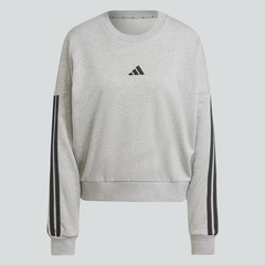 Moletom Feminino 3 Stripes adidas - Foto 5