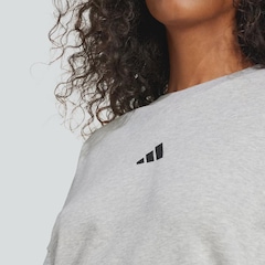 Moletom Feminino 3 Stripes adidas - Foto 6