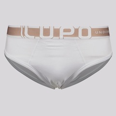 Cueca Slip Lupo Algodão com Elastano Adulta - Foto 1