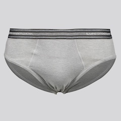 Cueca Slip Lupo Algodão com Elastano Logo Masculina - Foto 1