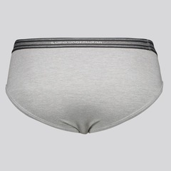 Cueca Slip Lupo Algodão com Elastano Logo Masculina - Foto 2