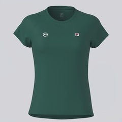 Camiseta Feminina Tennis Basic Rio Open 26 Fila - Foto 3