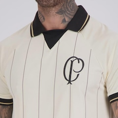 Camiseta Polo Corinthians Dry Logo CP FutFanatics Masculina - Foto 5