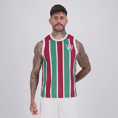 Camiseta Regata Fluminense Agora Grená FutFanatics Masculina - Foto 1