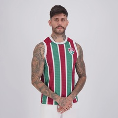 Camiseta Regata Fluminense Agora Grená FutFanatics Masculina - Foto 2