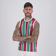 Camiseta Regata Fluminense Agora Grená FutFanatics Masculina - Foto 3