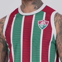 Camiseta Regata Fluminense Agora Grená FutFanatics Masculina - Foto 5