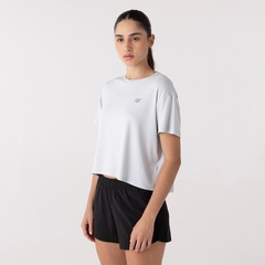 Blusa Cropped New Balance Drapey Feminina - Foto 2