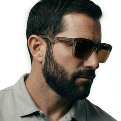 Óculos de Sol Unissex Oakley HSTN SQ Prizm Tungsten - Foto 3