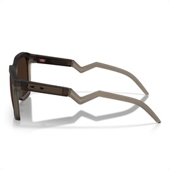 Óculos de Sol Unissex Oakley HSTN SQ Prizm Tungsten - Foto 4