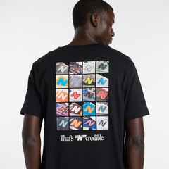 Camiseta New Balance N Collage Masculina - Foto 3