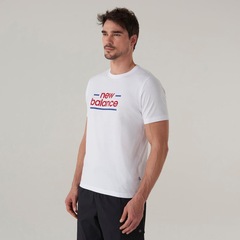 Camiseta New Balance Linear Lines Masculina - Foto 2