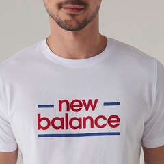 Camiseta New Balance Linear Lines Masculina - Foto 4