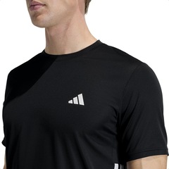 Camiseta Adidas Workout Essentials Base Três Listras Masculina - Foto 3