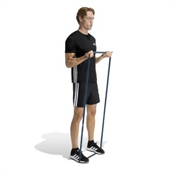 Camiseta Adidas Workout Essentials Base Três Listras Masculina - Foto 5