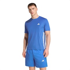 Camiseta adidas Workout Essentials Base Três Listras - Masculina - Foto 1