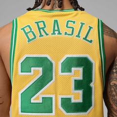 Regata Brasil Jordan Essentials Mesh Masculina - Foto 5