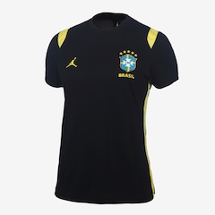 Camiseta Brasil Jordan Academy Pro 2026 Treino Feminina - Foto 1