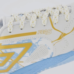 Chuteira Futsal Adulto Umbro Pro 5 Bump Kintsugi - Foto 7