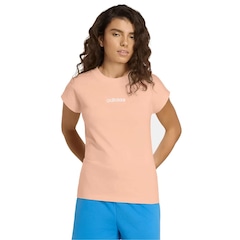 Camiseta adidas Essentials Linear - Feminino - Foto 1
