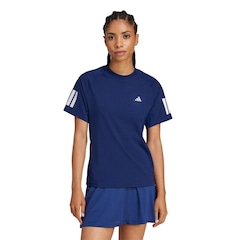 Camiseta adidas Club Tênis Três Listras Climacool - Feminino - Foto 1