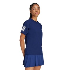 Camiseta adidas Club Tênis Três Listras Climacool - Feminino - Foto 2