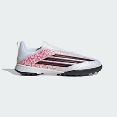 Chuteira Society Infantil Sem Cadarço adidas F50 League Lamine Yamal - Foto 2