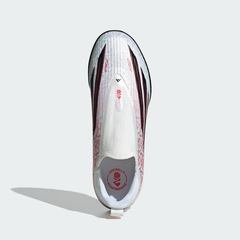 Chuteira Society Infantil Sem Cadarço adidas F50 League Lamine Yamal - Foto 4