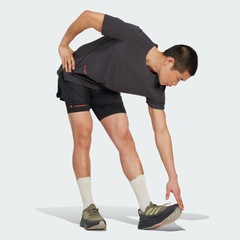 Shorts adidas Corrida 2 em 1 Adi365 H.Koumori - Masculino - Foto 4